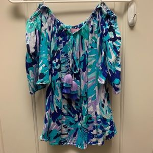 Lily Pulitzer OTS rayon top